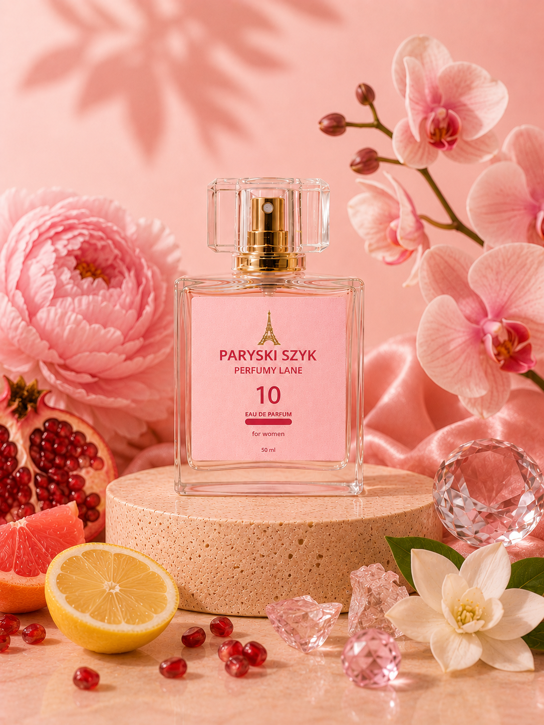 Perfumy lane inspirowane Versace Bright Crystal, delikatny zapach kwiatowy dla kobiet – Paryski Szyk